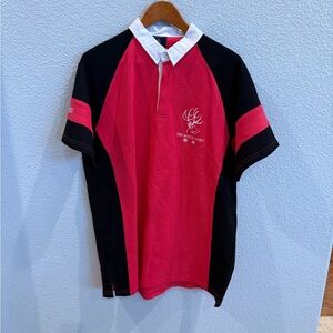 White Stag Red and Black Polo Shirt